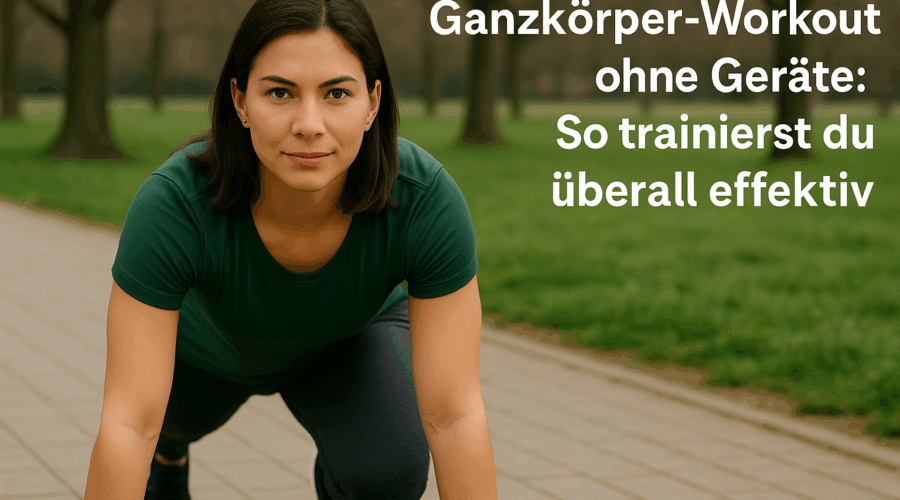 Ganzkörper-Workout ohne Geräte